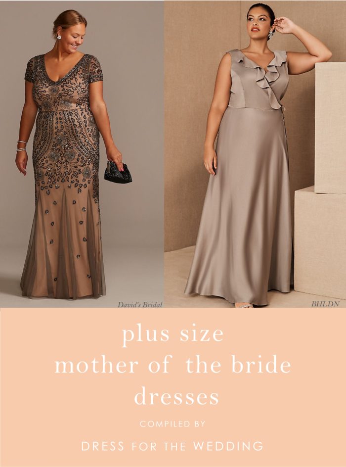 mother of the bride plus size gown